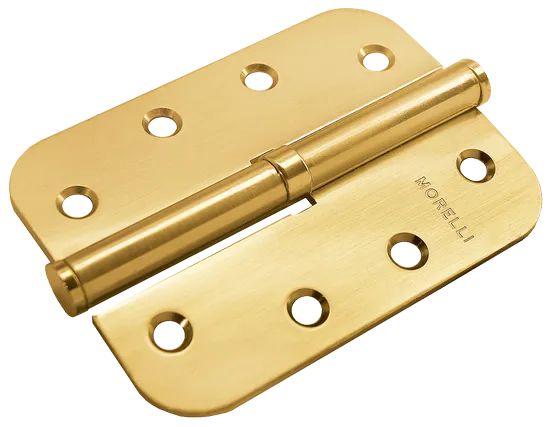 Петля карточная разъемная MSND-C 100X70X2.5 SG L с подшипником стальная левая, врезная, цвет матовое золото фото купить Новокузнецк