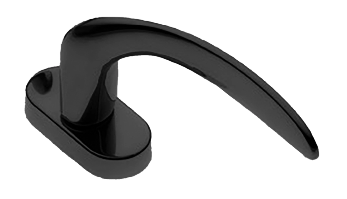Ручка оконная COBRA W1 NERO, цвет - черный фото купить Новокузнецк
