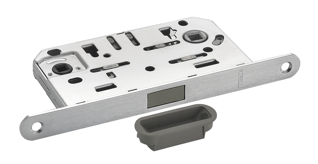 Защелка межкомнатная M1895 SSC магнитная, сантехническая, цвет суперматовый хром фото купить в Новокузнецке