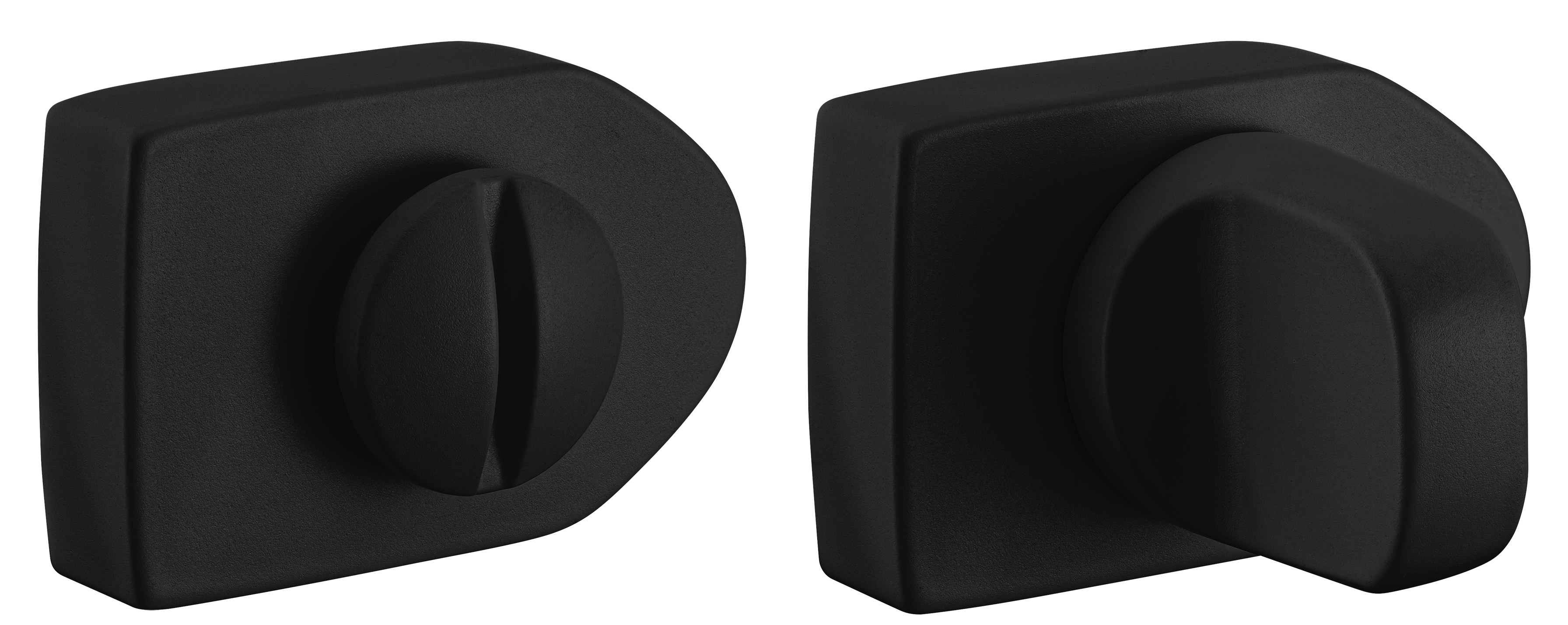 Завертка сантехническая LUX-WC-SH NERO-ST цвет - черный soft-touch фото купить Новокузнецк