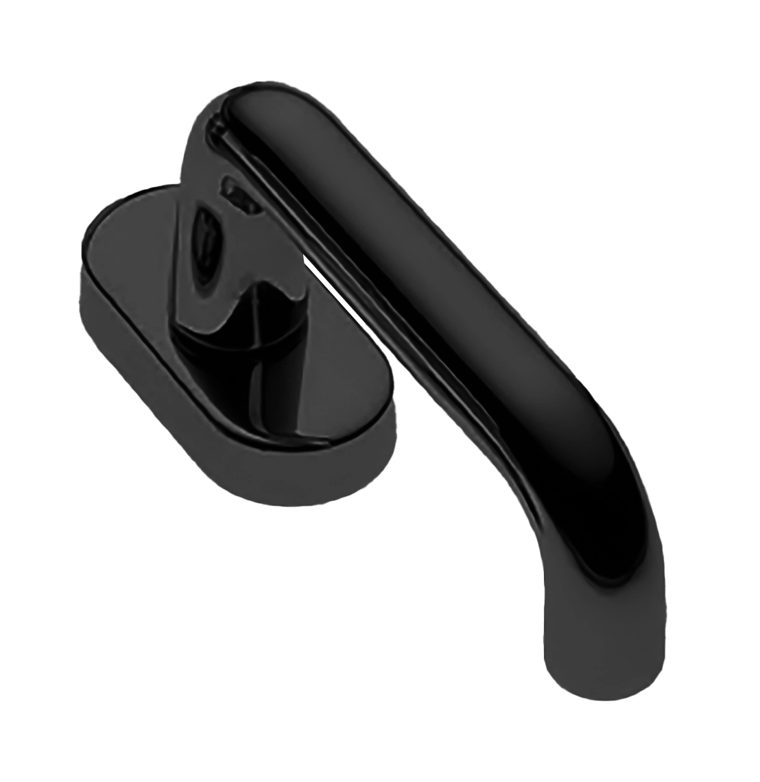 Ручка оконная IRIS W1 NERO, цвет - черный фото купить Новокузнецк