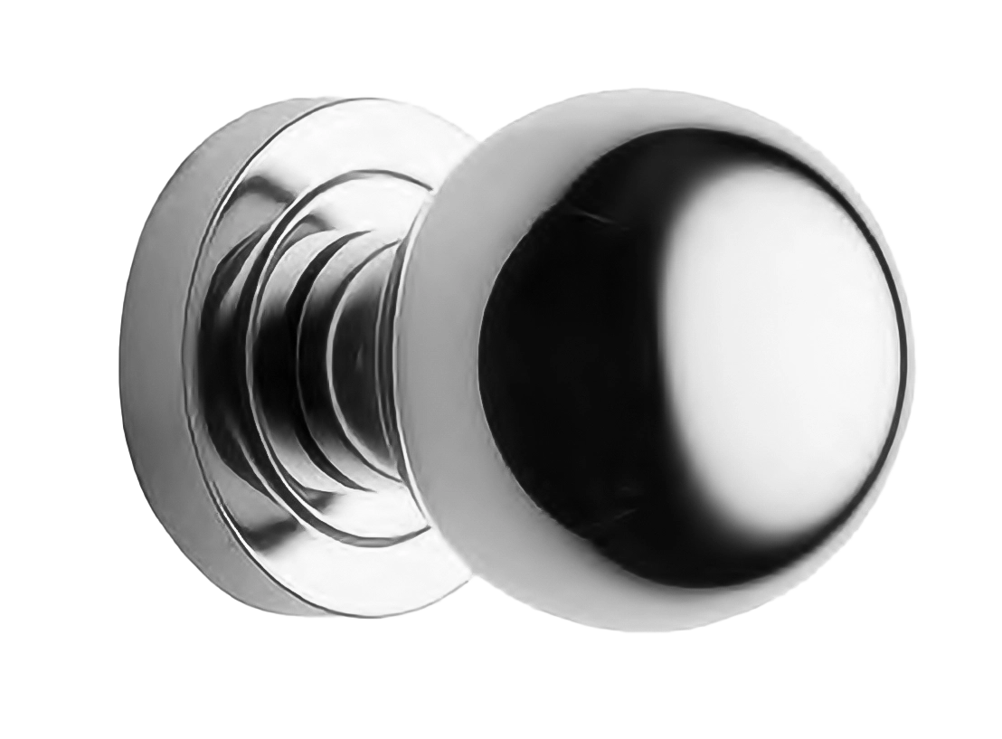 Поворотный кноб ART.430 CRO на круглой розетке с накладкой, цвет - хром фото купить Новокузнецк