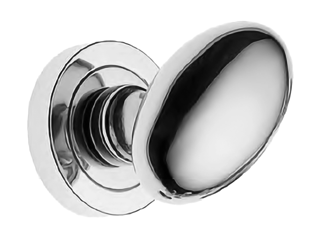 Поворотный кноб ART.440 CRO на круглой розетке с накладкой, цвет - хром фото купить Новокузнецк