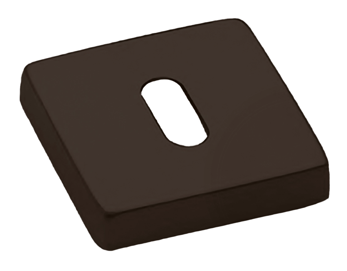 Накладка на ключевой цилиндр LUX-FK-S4 ANT на квадратной розетке под ключ буратино, цвет - антрацит фото купить Новокузнецк
