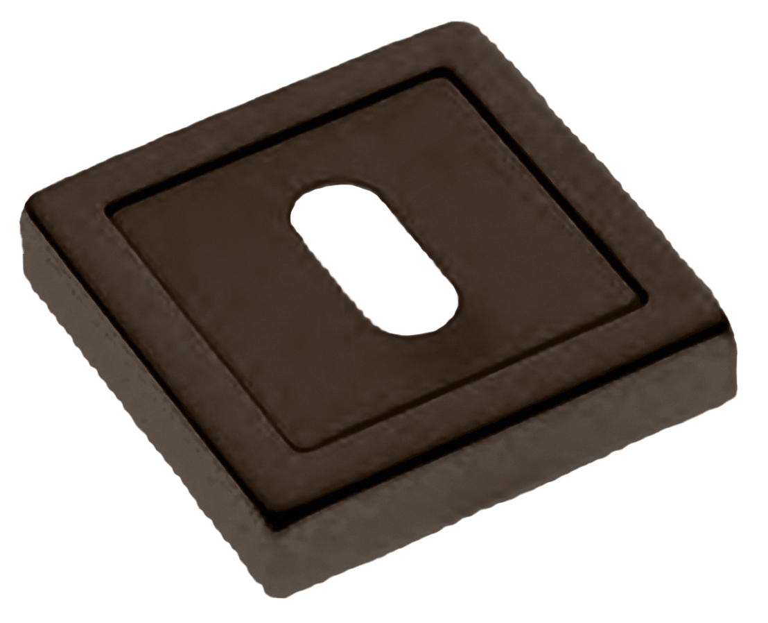 Накладка на ключевой цилиндр LUX-FK-S3 ANT на квадратной розетке под ключ буратино, цвет - антрацит фото купить Новокузнецк