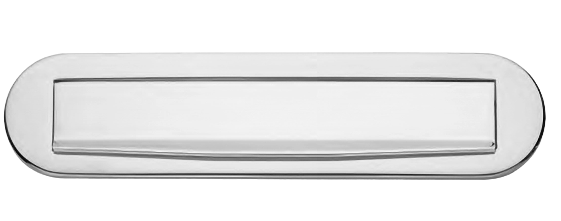 Накладка для почтового ящика ART.910 CRO овальная, цвет - хром фото купить Новокузнецк