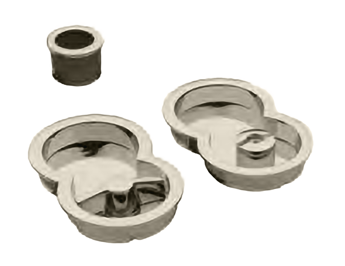 Комплект ручек INFINITY ART.85/A NIS с заверткой для раздвижной двери с торцевой ручкой, цвет - матовый никель фото купить Новокузнецк