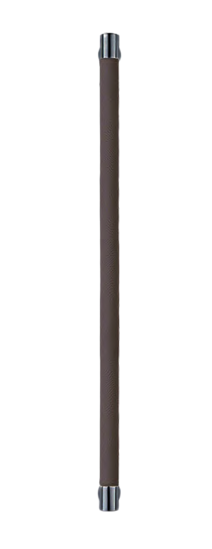 Ручка-скоба HIDE LEATHER PH/B NERO/GRAFITE, цвет - черный/графит фото купить Новокузнецк