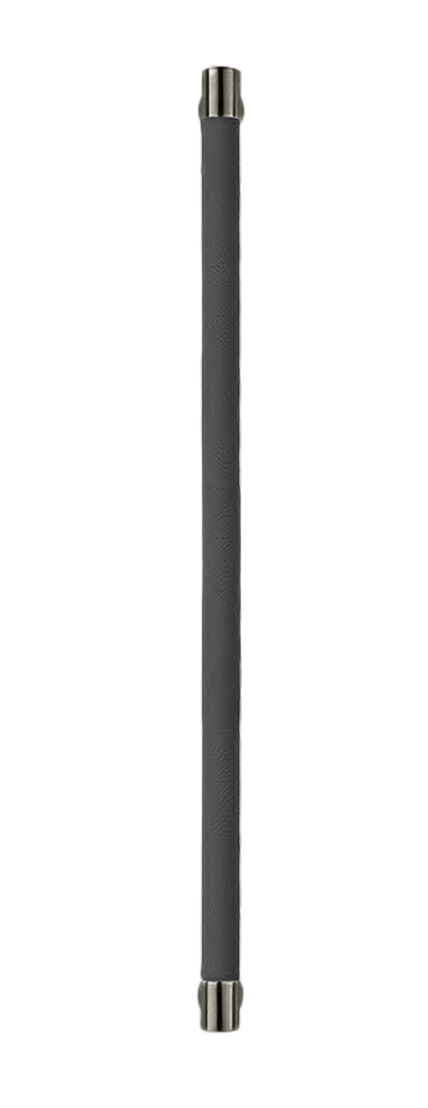 Ручка-скоба HIDE LEATHER PH/B ANT/GRAFITE, цвет - антрацит/графит фото купить Новокузнецк