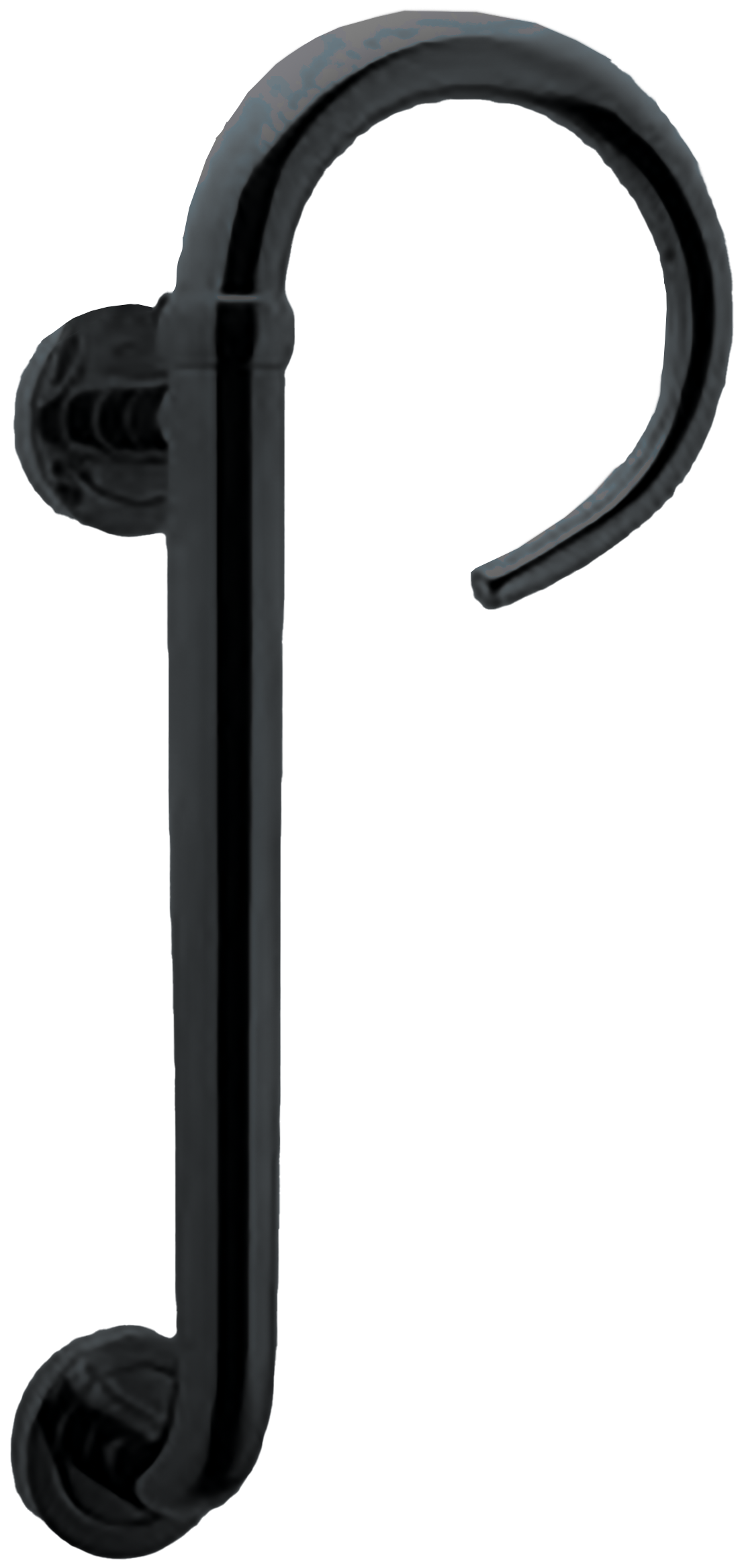 Ручка-скоба LANGOUST PH R NERO, цвет - черный фото купить Новокузнецк