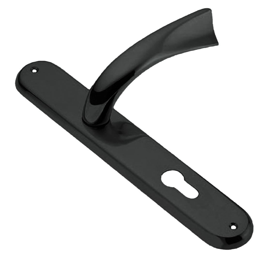 Ручка дверная на планке TENDER PL NIN, цвет черный никель, латунь фото купить в Новокузнецке