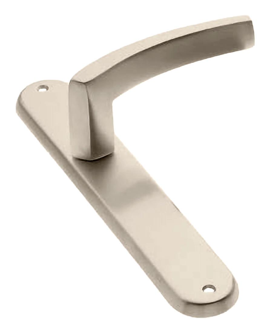 Ручка дверная на планке WIND PL NIS, цвет матовый никель, латунь фото купить в Новокузнецке