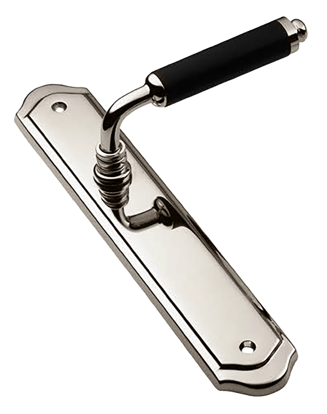 Ручка дверная на планке RIVA PL NIK, цвет никель, латунь фото купить в Новокузнецке