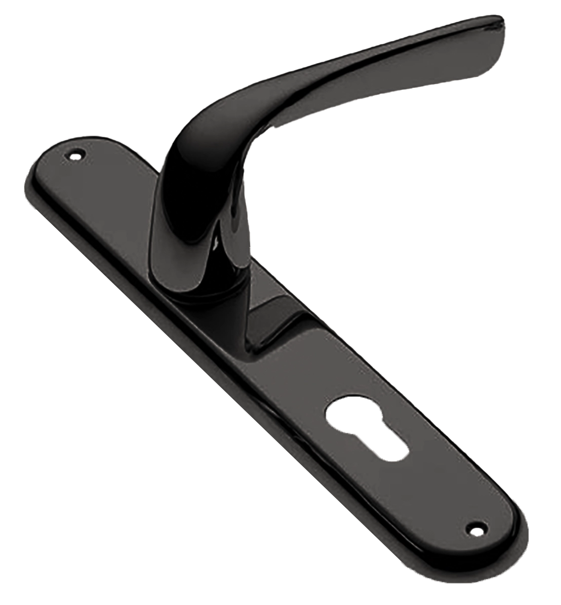 Ручка дверная на планке LE MANS PL NIN, цвет черный никель, латунь фото купить в Новокузнецке