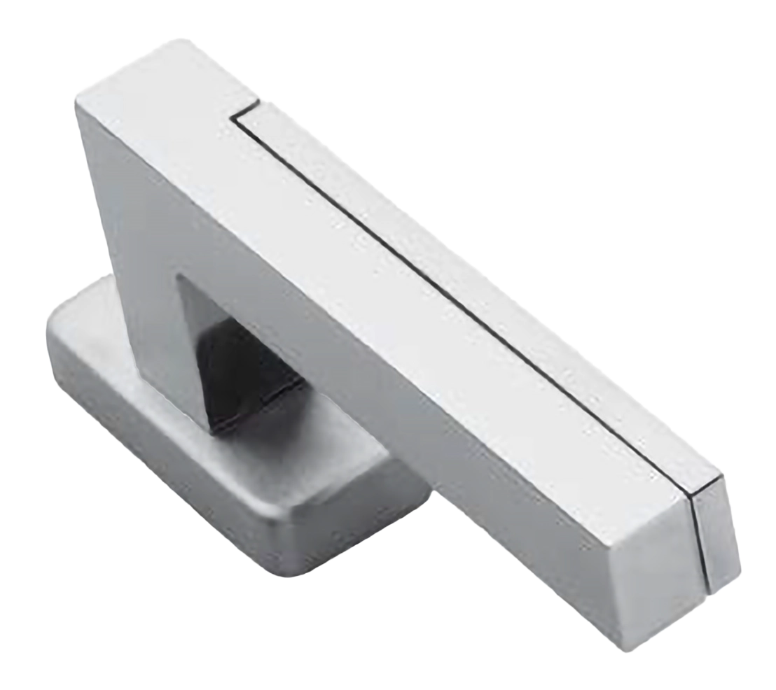 Ручка оконная ISLAND W1 CRO на прямоугольной розетке, цвет хром, латунь фото купить в Новокузнецке