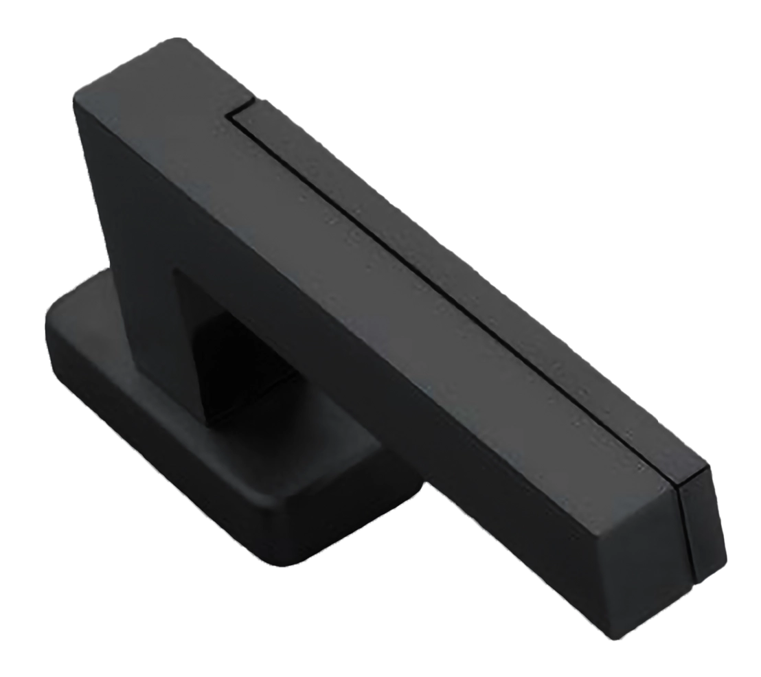 Ручка оконная ISLAND W1 NERO на прямоугольной розетке, цвет черный, латунь фото купить в Новокузнецке