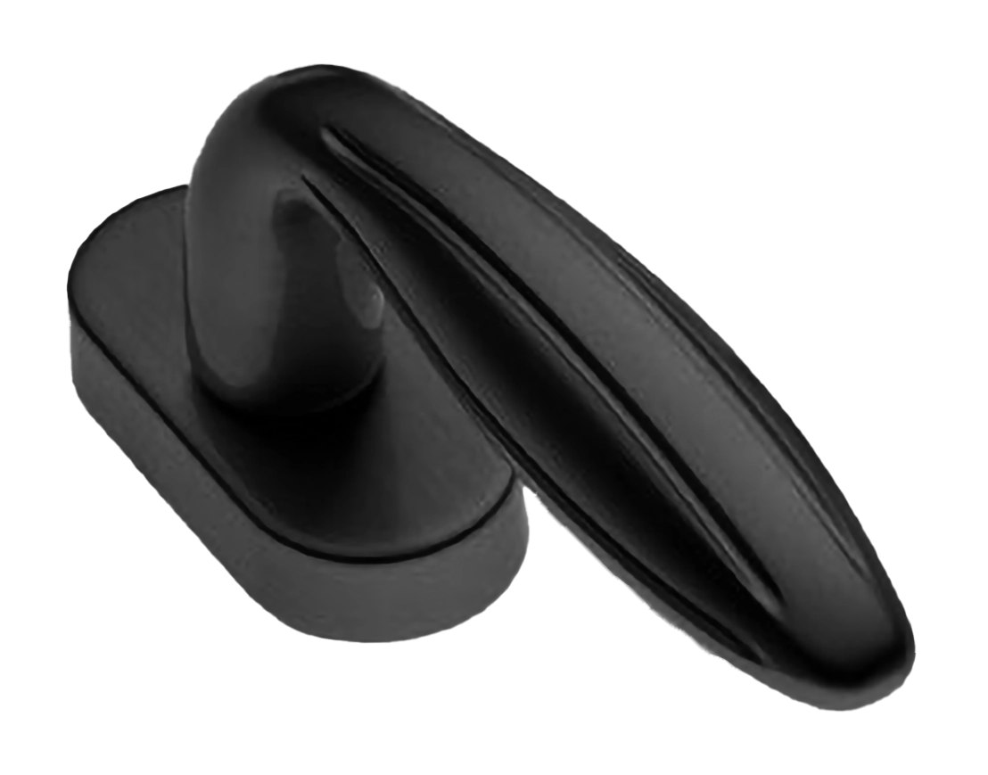 Ручка оконная BUD W1 NERO, цвет - черный фото купить в Новокузнецке