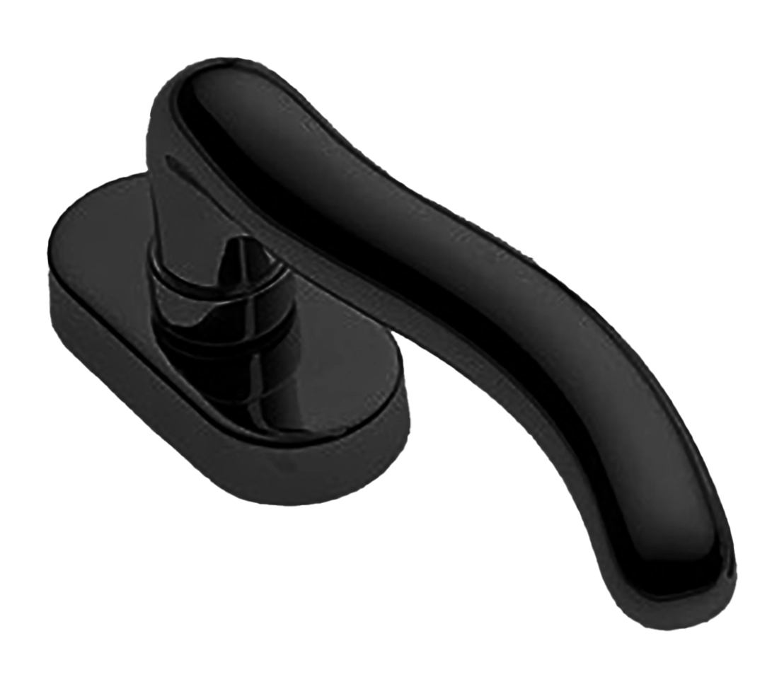 Ручка оконная SNAKE W1 NERO, цвет - черный фото купить в Новокузнецке