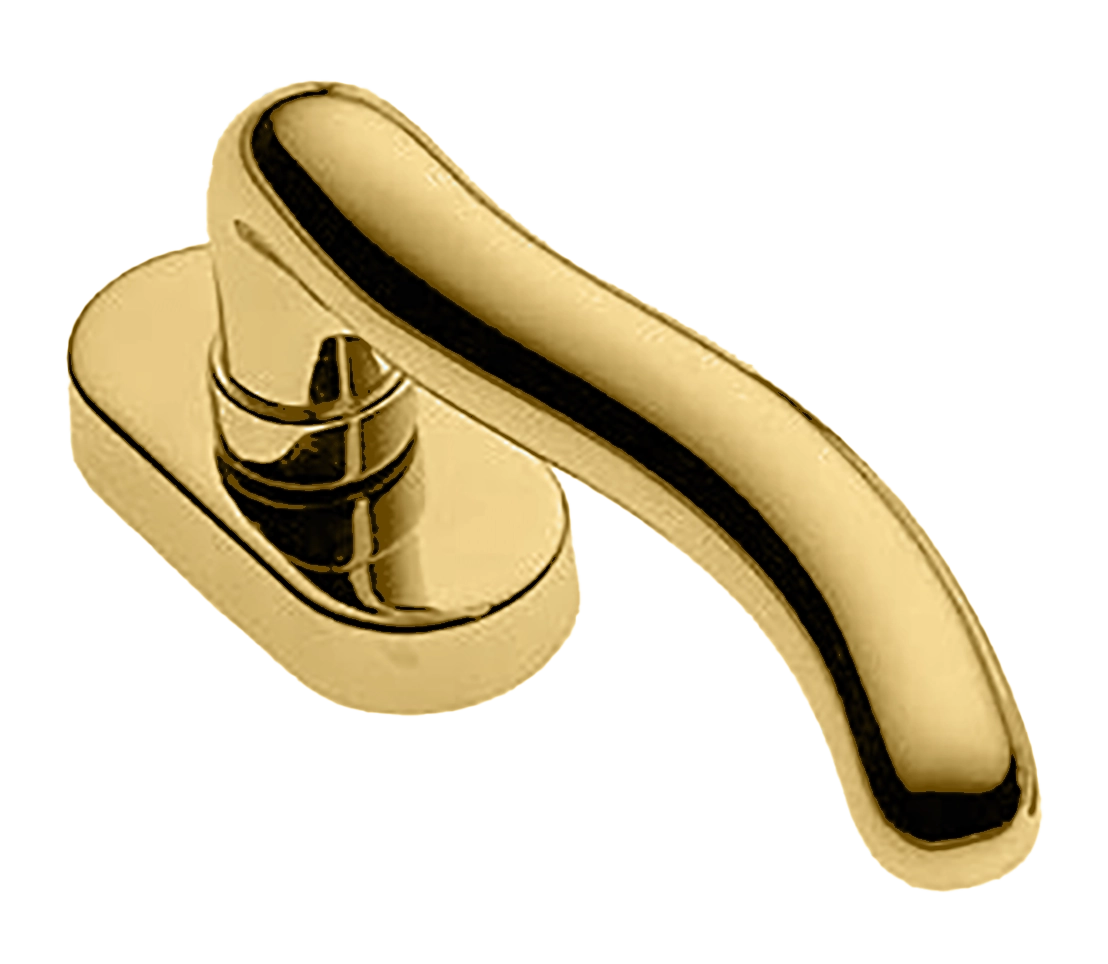 Ручка оконная SNAKE W1 OTL, цвет - золото фото купить в Новокузнецке