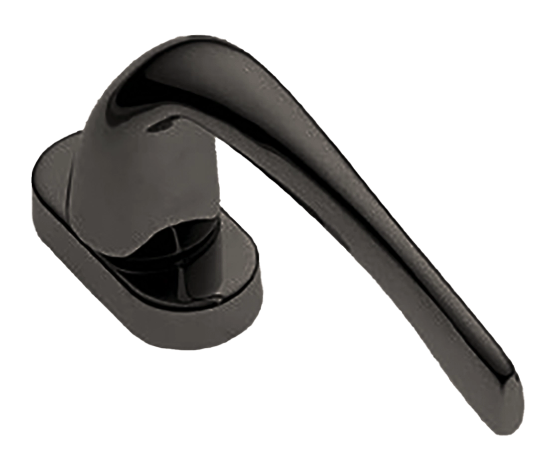 Ручка оконная LE MANS W1 NIN на прямоугольной розетке с 4-х позицион. механизмом, цвет черный никель, латунь фото купить в Новокузнецке