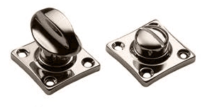 LUX-WC-RIVA NIK, завертка сантехническая на квадратной розетке для ручки RIVA, цвет - никель фото купить в Новокузнецке