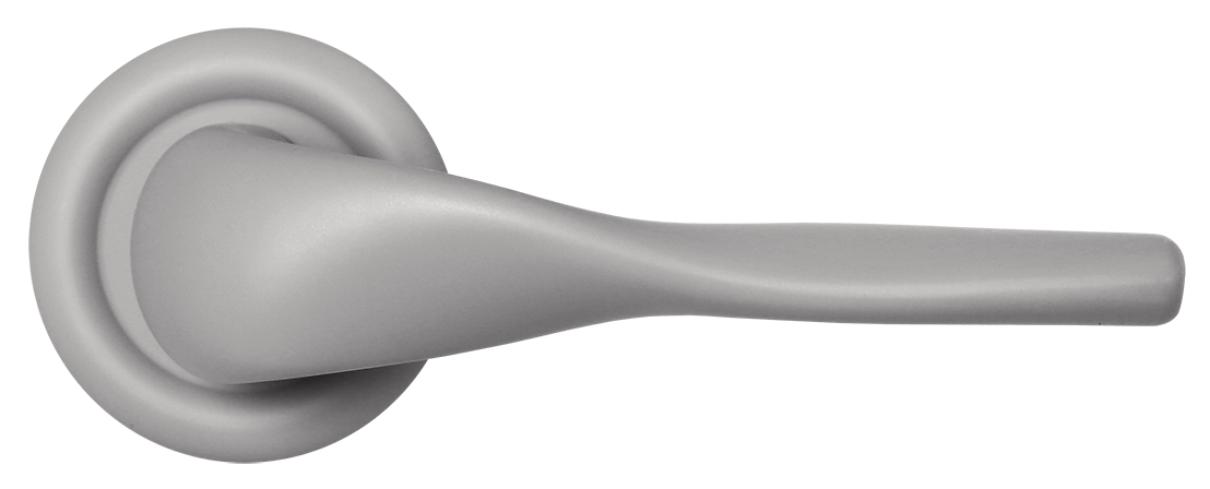 Ручка дверная LVB R7 SMI на круглой розетке, цвет Весенняя дымка/Spring Mist фото купить в Новокузнецке