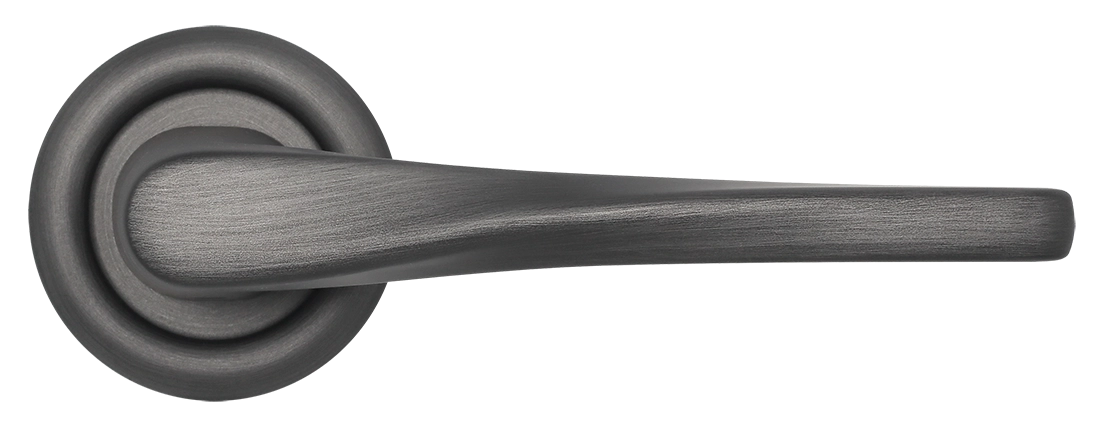 Ручка дверная THE OLYMPICS R7 SST на круглой розетке, цвет Летняя гроза/Summer Storm фото купить в Новокузнецке