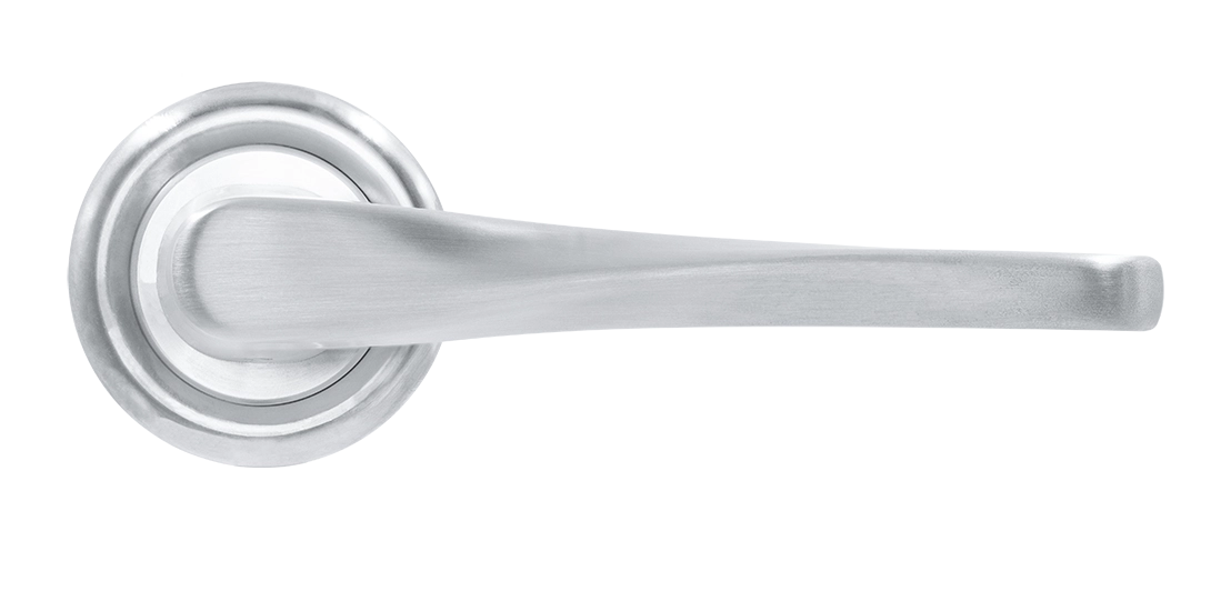 Ручка дверная THE OLYMPICS R7 WF на круглой розетке, цвет Зимняя стужа/Winter Frost фото купить в Новокузнецке