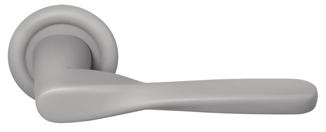 Ручка дверная THE OLYMPICS R7 SMI на круглой розетке, цвет Весенняя дымка/Spring Mist фото купить Новокузнецк