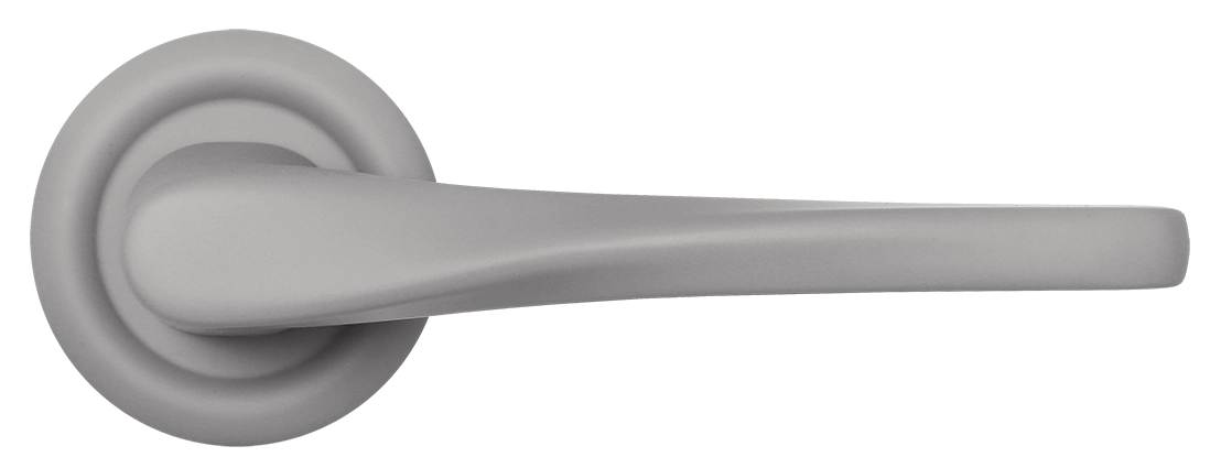 Ручка дверная THE OLYMPICS R7 SMI на круглой розетке, цвет Весенняя дымка/Spring Mist фото купить в Новокузнецке