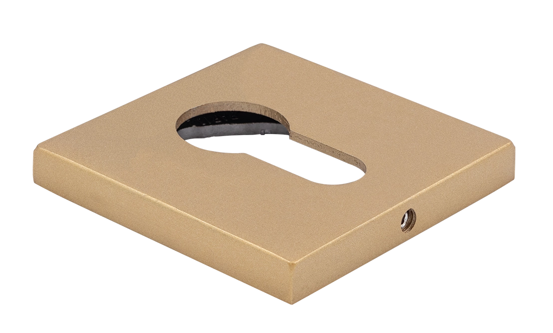 Накладка на замок MH-KH-S6 FTG под евроцилиндр, цвет матовое итальянское золото фото купить Новокузнецк