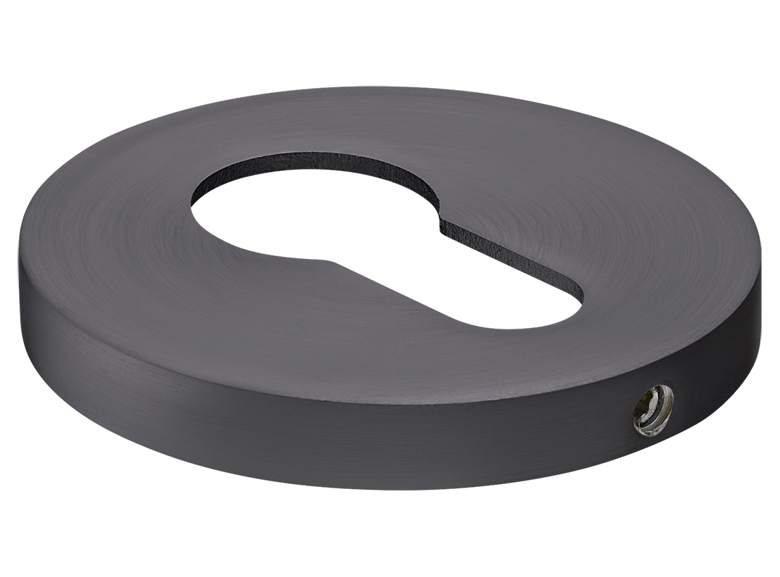 Накладка на замок MH-KH-R6 GR на круглой розетке, цвет матовый графит фото купить Новокузнецк