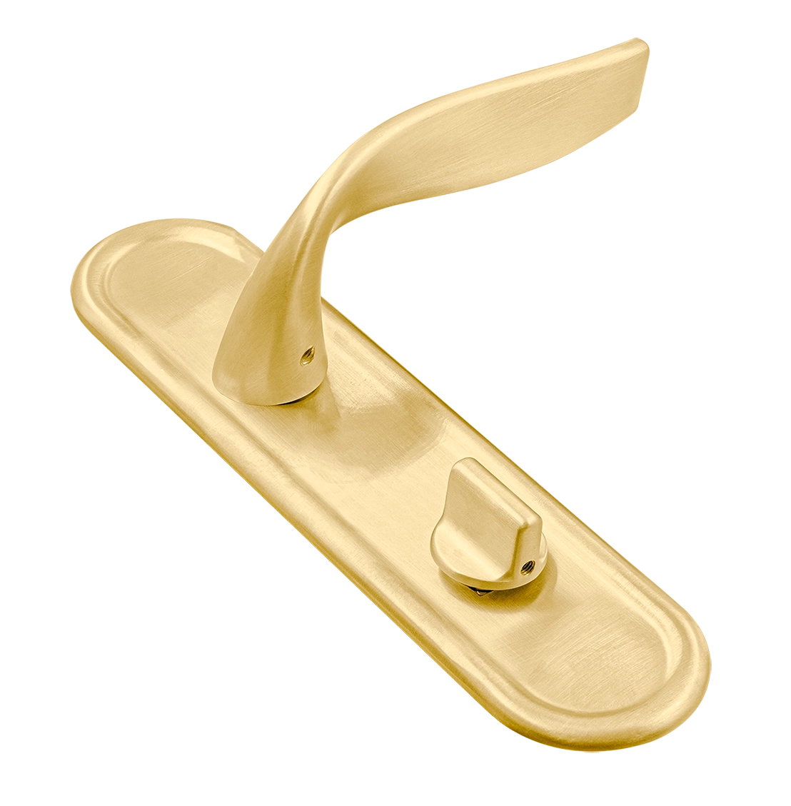 Ручка дверная SKYSCRAPER PLR WC AH на планке под сантехническую завертку