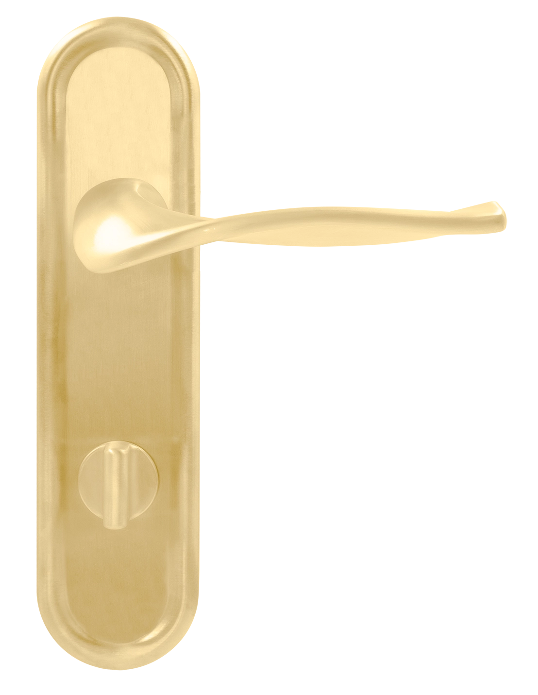 Ручка дверная SKYSCRAPER PLR WC AH на планке под сантехническую завертку, цвет Осенний мёд/Autumn Honey фото купить в Новокузнецке