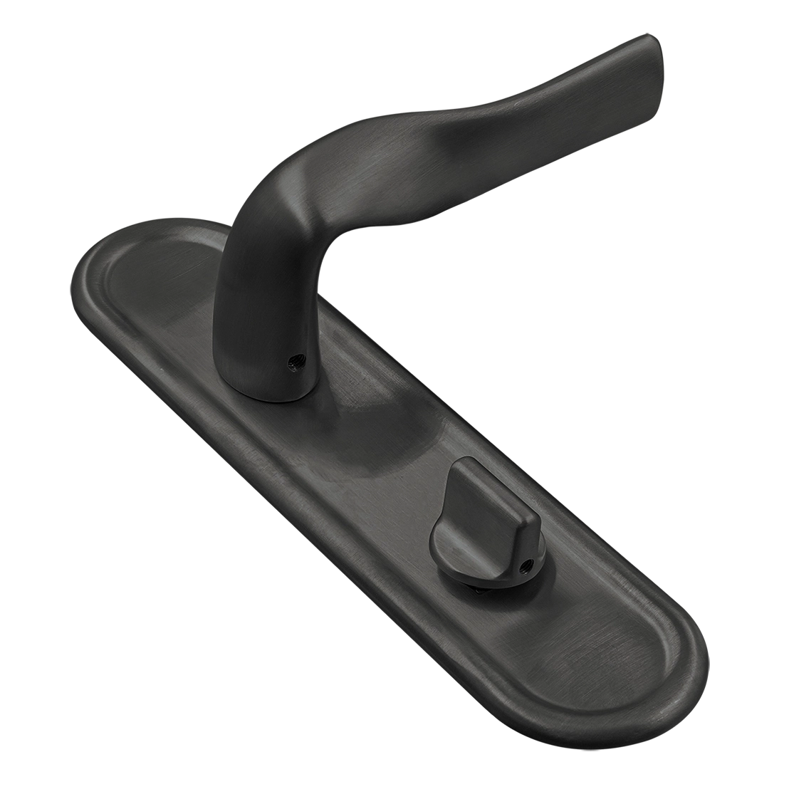 Ручка дверная LVB PLR WC SST на планке под сантехническую завертку, цвет Летняя гроза/Summer Storm фото купить Новокузнецк