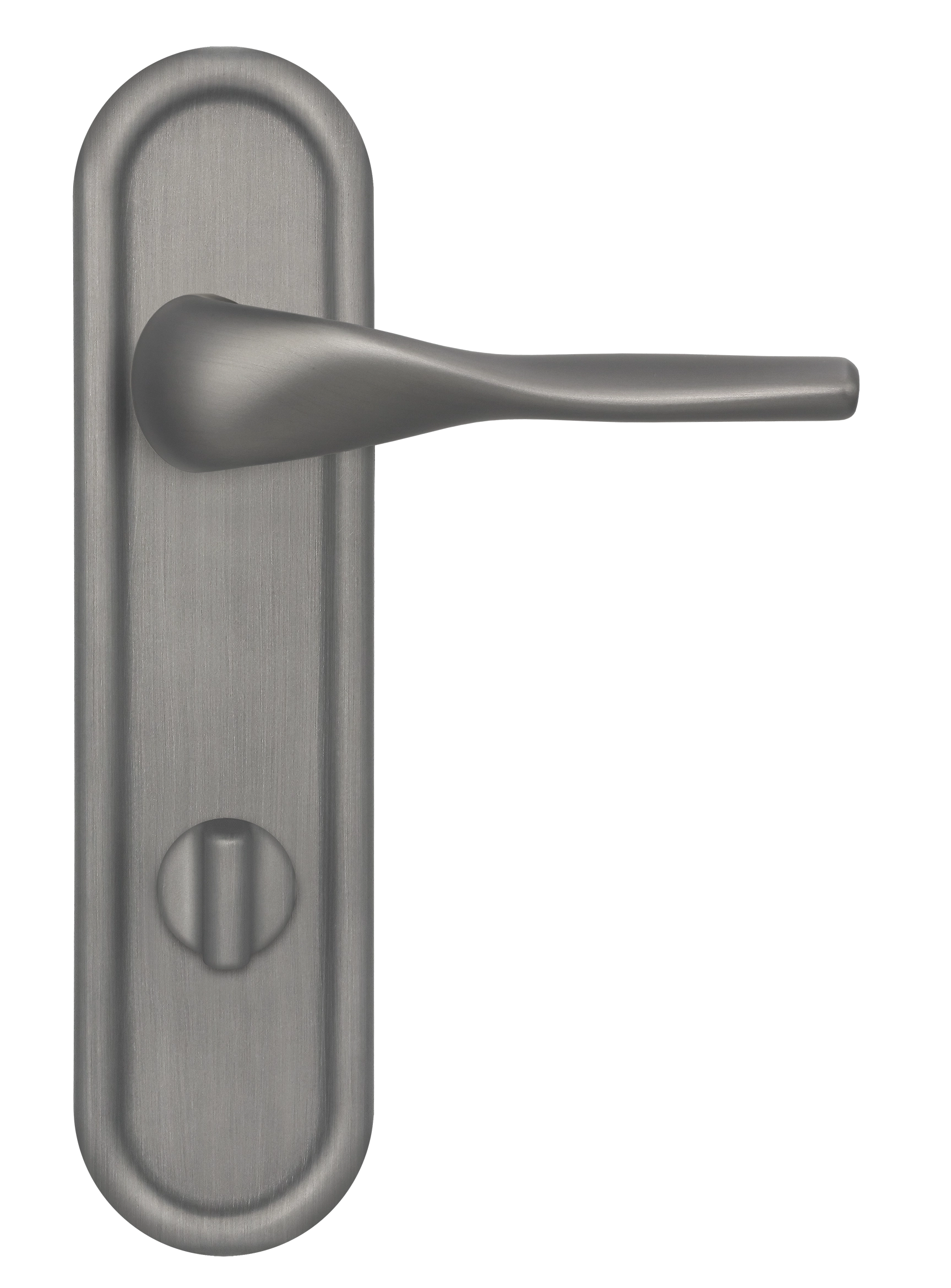 Ручка дверная LVB PLR WC WF на планке под сантехническую завертку, цвет Зимняя стужа/Winter Frost фото купить в Новокузнецке