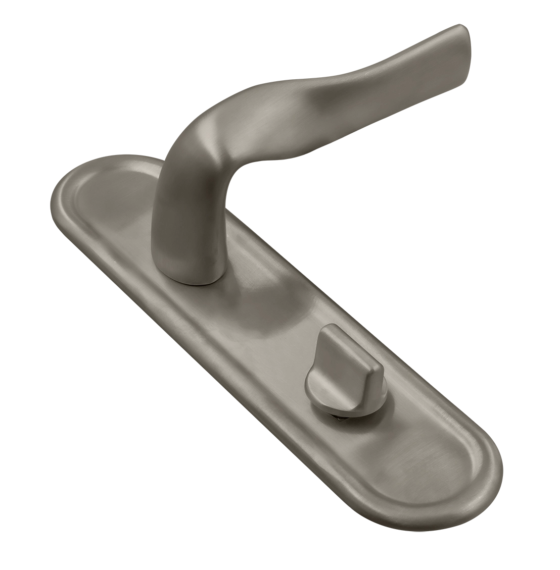 Ручка дверная LVB PLR WC SMI на планке под сантехническую завертку, цвет Весенняя дымка/Spring Mist фото купить Новокузнецк