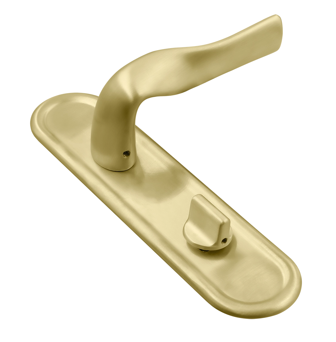 Ручка дверная LVB PLR WC AH на планке под сантехническую завертку