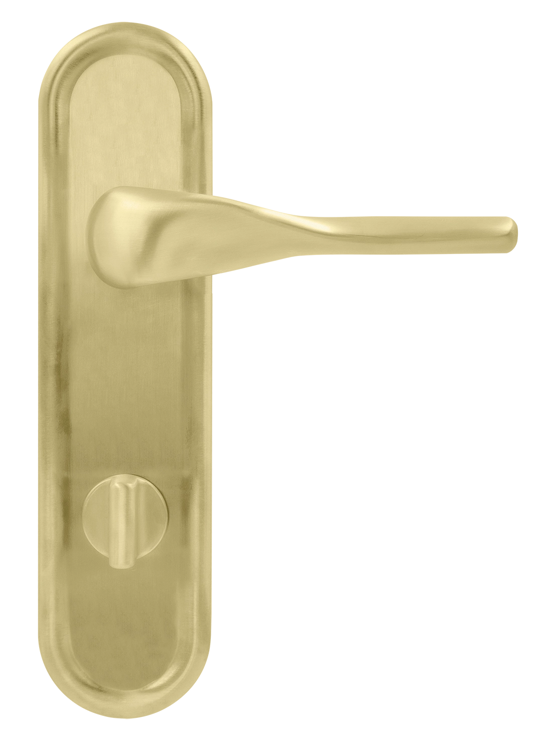 Ручка дверная LVB PLR WC AH на планке под сантехническую завертку, цвет Осенний мёд/Autumn Honey фото купить в Новокузнецке