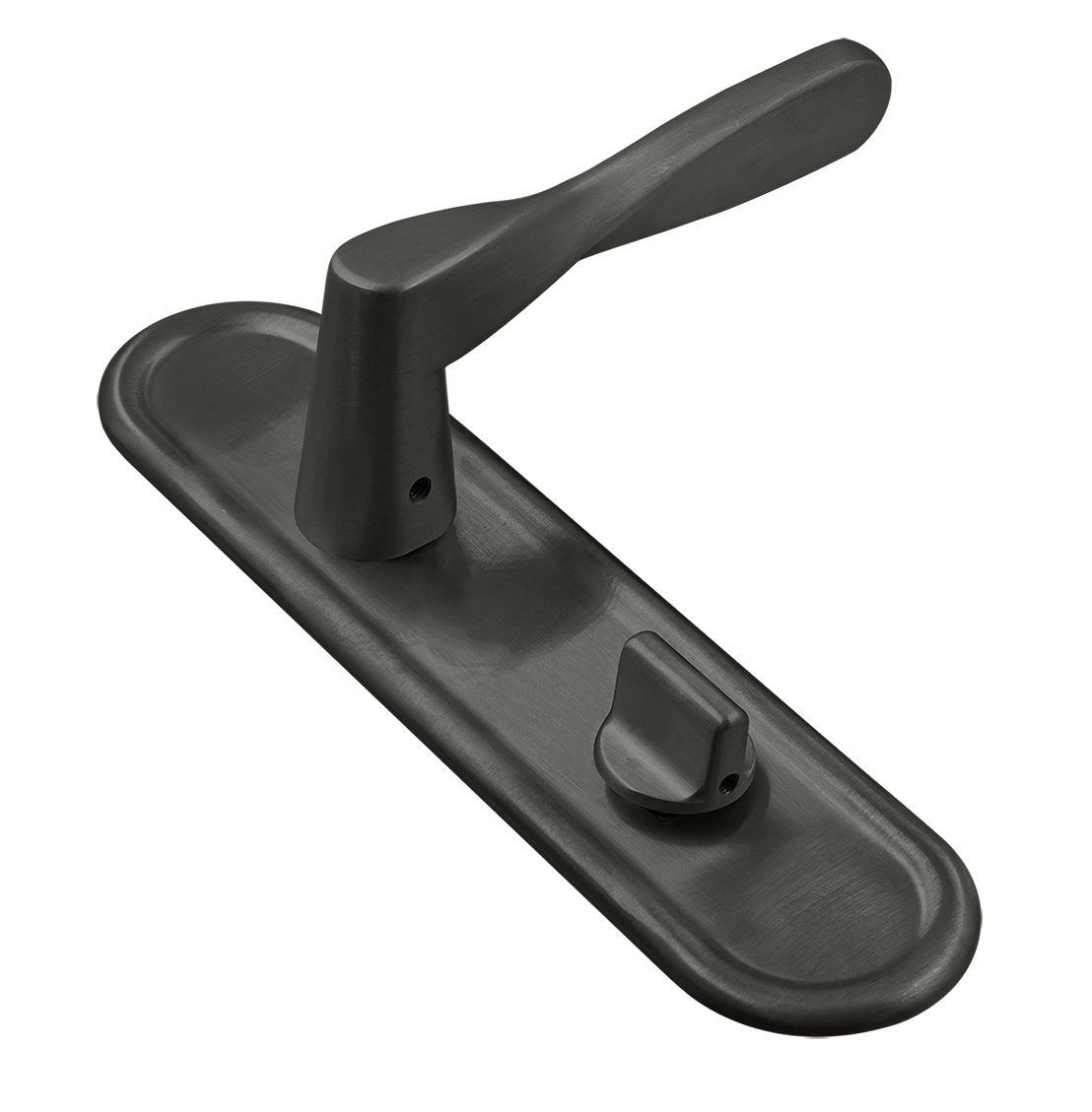 Ручка дверная THE OLYMPICS PLR WC SST на планке под сантехническую завертку, цвет Летняя гроза/Summer Storm фото купить Новокузнецк