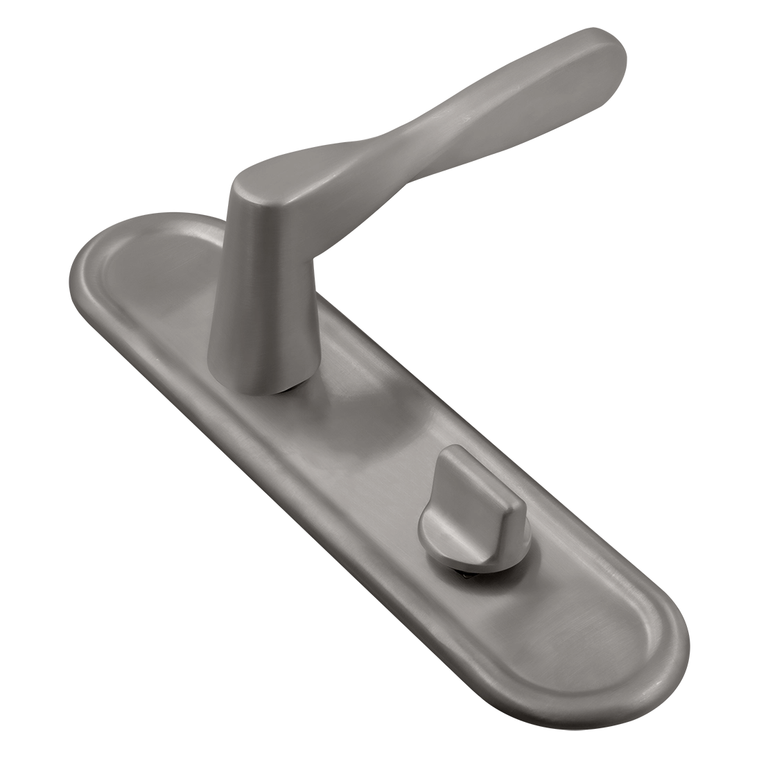 Ручка дверная THE OLYMPICS PLR WC WF на планке под сантехническую завертку, цвет Зимняя стужа/Winter Frost фото купить Новокузнецк