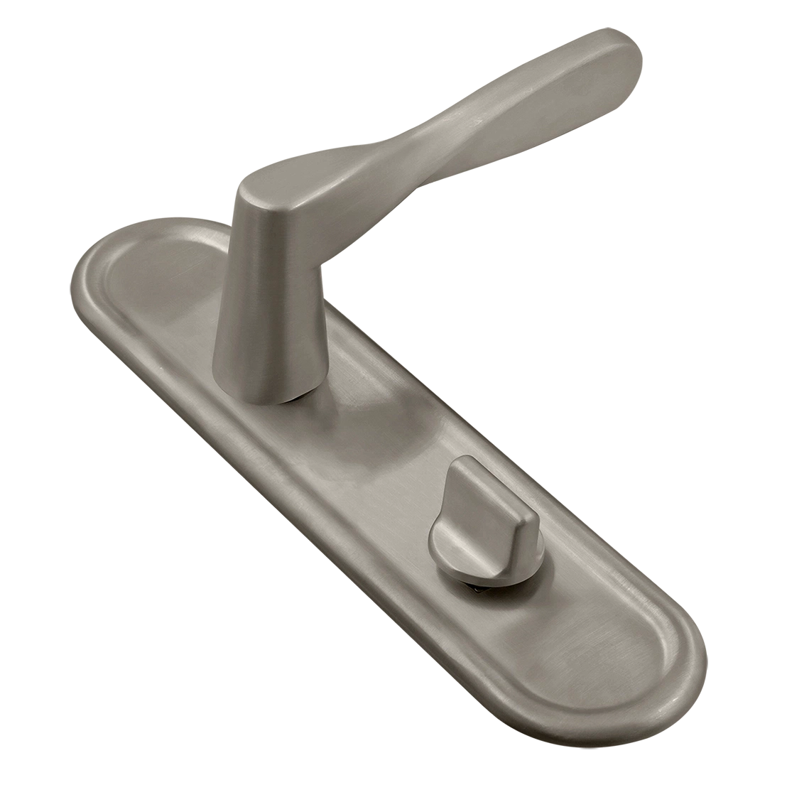 Ручка дверная THE OLYMPICS PLR WC SMI на планке под сантехническую завертку, цвет Весенняя дымка/Spring Mist фото купить Новокузнецк