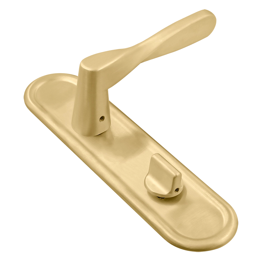 Ручка дверная THE OLYMPICS PLR WC AH на планке под сантехническую завертку, цвет Осенний мёд/Autumn Honey фото купить Новокузнецк