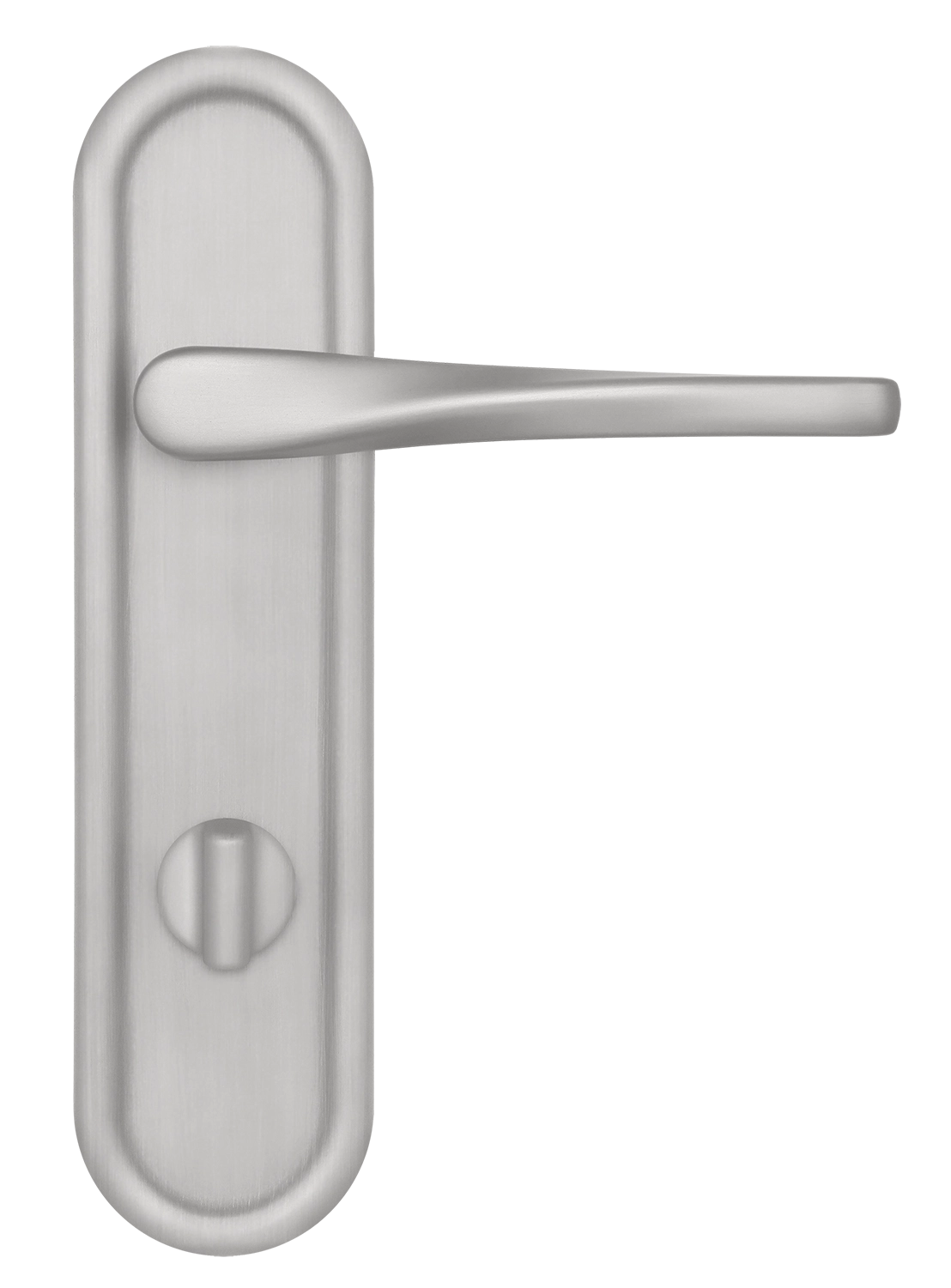 Ручка дверная THE OLYMPICS PLR WC SSW на планке под сантехническую завертку, цвет Стокгольмский снегопад/Stockholm Snowfall фото купить в Новокузнецке