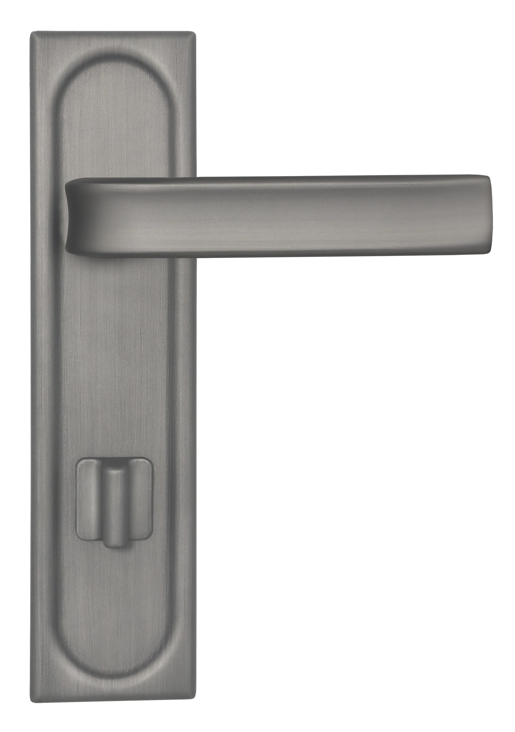 Ручка дверная THE BUS STATION PLS WC WF на планке под сантехническую завертку, цвет Зимняя стужа/Winter Frost фото купить в Новокузнецке