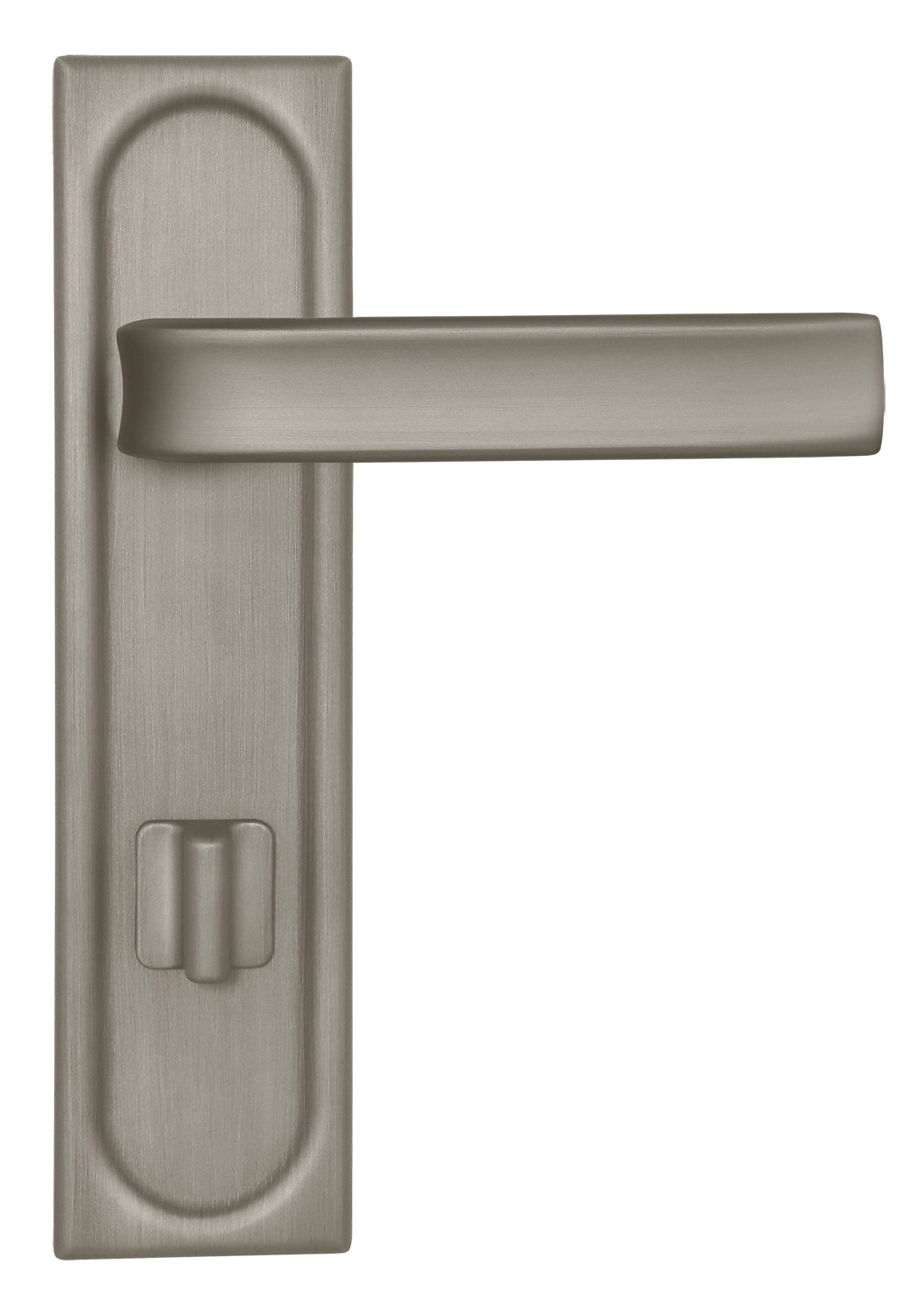 Ручка дверная THE BUS STATION PLS WC SMI на планке под сантехническую завертку, цвет Весенняя дымка/Spring Mist фото купить в Новокузнецке