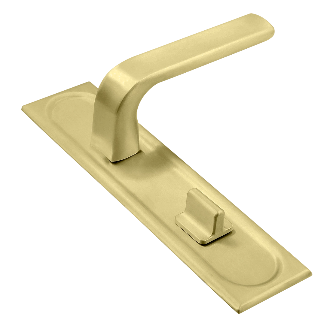 Ручка дверная THE BUS STATION PLS WC AH на планке под сантехническую завертку, цвет Осенний мёд/Autumn Honey фото купить Новокузнецк