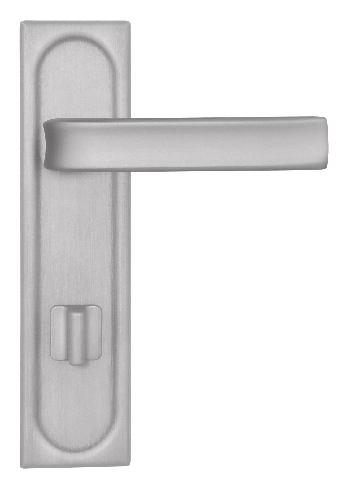 Ручка дверная THE BUS STATION PLS WC SSW на планке под сантехническую завертку, цвет Стокгольмский снегопад/Stockholm Snowfall фото купить в Новокузнецке