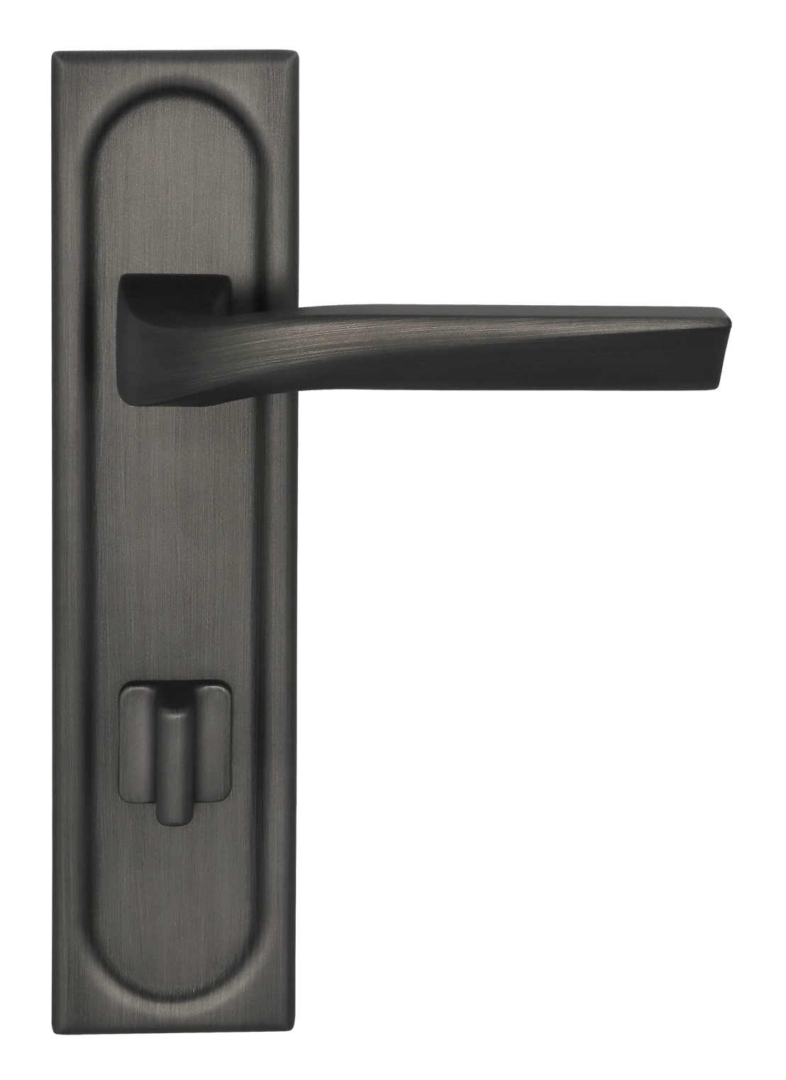 Ручка дверная WD CONCERT HALL PLS WC SST на планке под сантехническую завертку, цвет Летняя гроза/Summer Storm фото фурнитура Новокузнецк