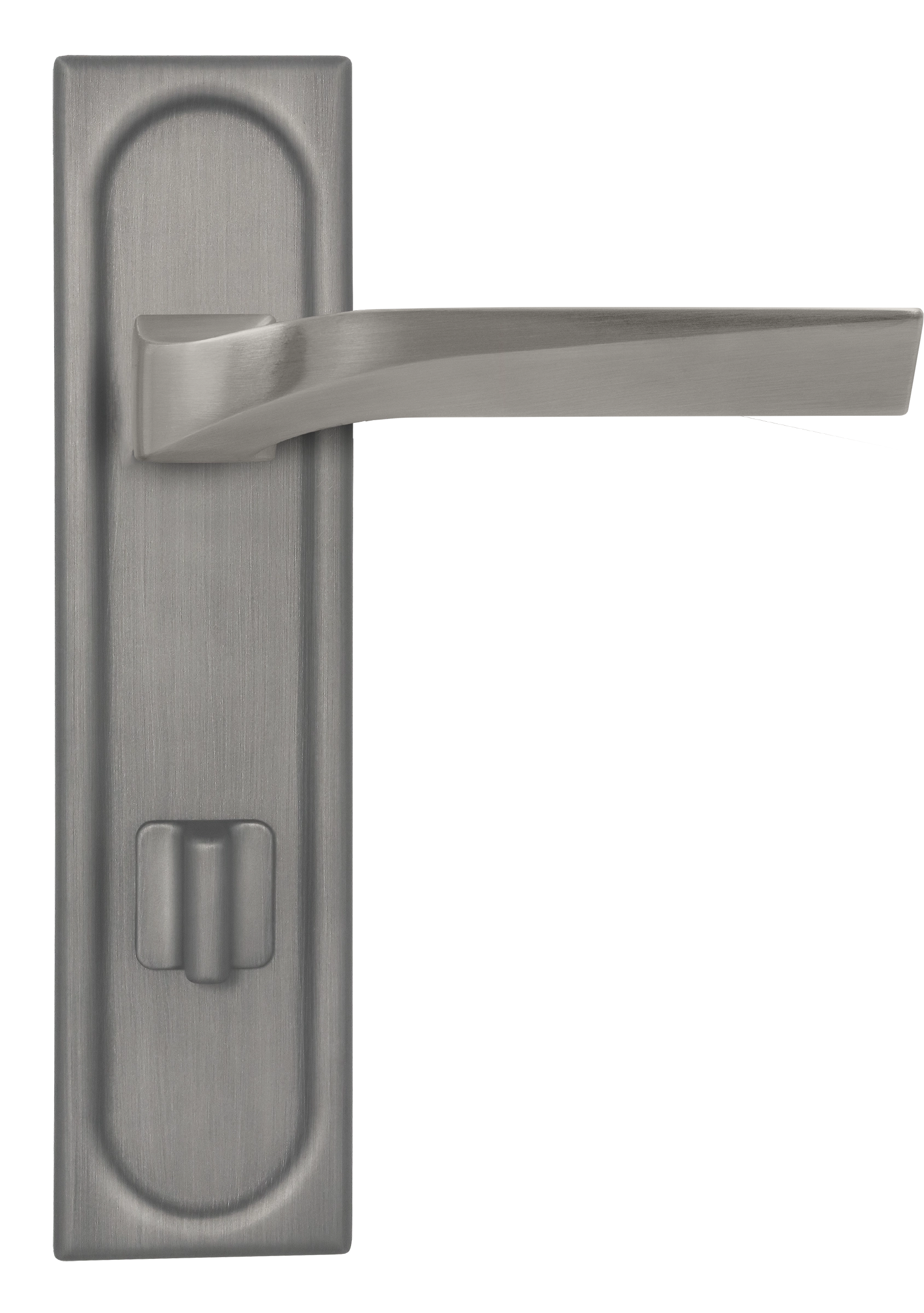 Ручка дверная WD CONCERT HALL PLS WC WF на планке под сантехническую завертку, цвет Зимняя стужа/Winter Frost фото купить в Новокузнецке